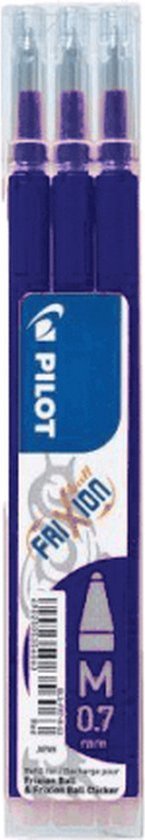 16 stuks vullingen 0,7 mm (6 blauw, 4 zwart, 4 rood en 2