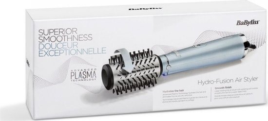 BaByliss Hydro Fusion Fohnborstel AS773E - Roterende krulborstel met 2 draairichtingen - Dubbel Ionisch Systeem - Ø 50mm borstel - 3 temperatuurinstellingen / 2 snelheden [Airstyler]