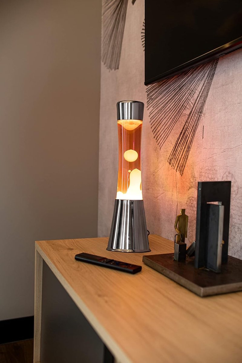 Lavalamp wit met drie kleuren vloeistof van Fisura bestel je online bij Lavalamp wit met drie kleuren vloeistof van Fisura bestel je online bij