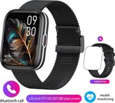Bol.com 2024 NFC Smartwatch Vrouwen & Mannen - Bluetooth Call AI Stemassistent Sport & Fitness Tracker Waterdichte Smartwatch me... aanbieding
