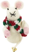 Sjaal met Verhaal Decoratie Muis Pietermuis Lila - Lazy Lama Kids Sjaal met Verhaal Decoratie Muis Pietermuis Lila - Lazy Lama Kids