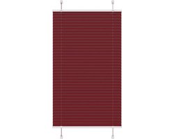vidaXL - Plissé - rolgordijn - 70x150 - cm - stofbreedte - 69,4 - cm - bordeauxrood