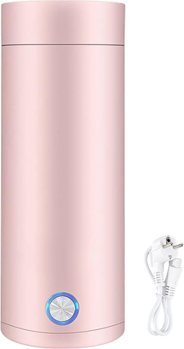 Draagbare Waterkoker - Reiswaterkoker - Compact en Lichtgewicht - Roze