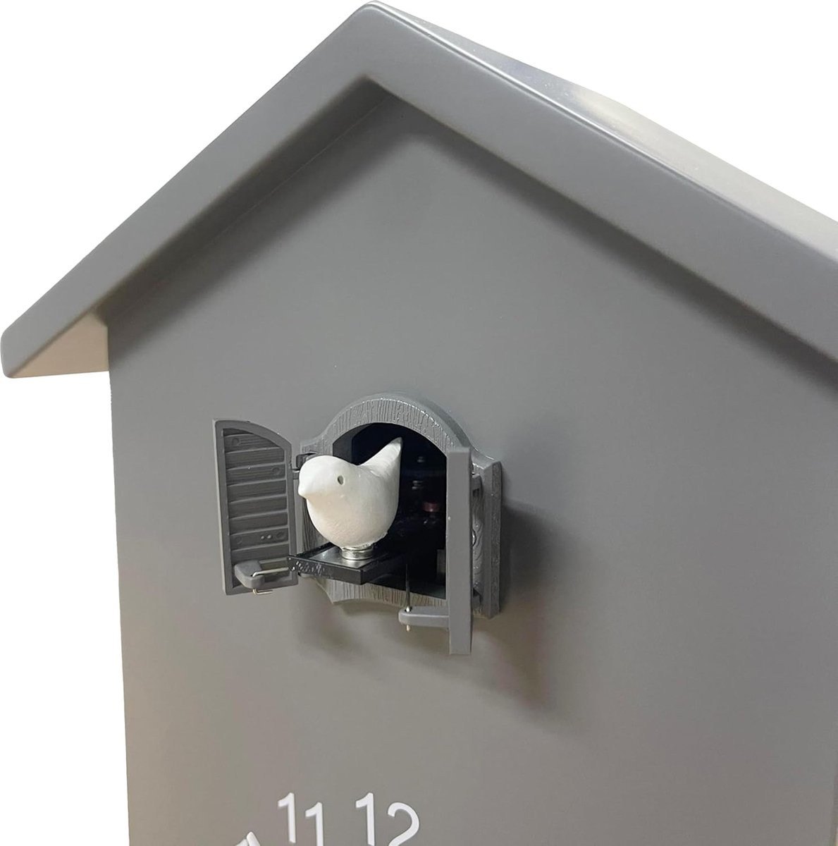 Koekoeksklok Minimalistisch Modern Design Blauwe Koekoeksklok Wandklok - Beweging Chalet-Stijl,Green