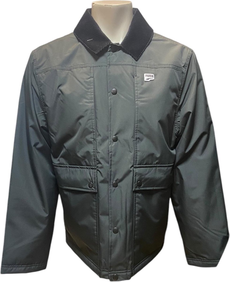 Men’s Downtown Coach Padded Jacket Grijs