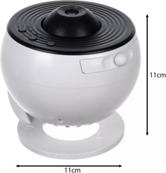 Izoxis LED Galaxy Projector - 360° Ruimte Projectie met Timer & Focus van Izoxis — afbeelding 5