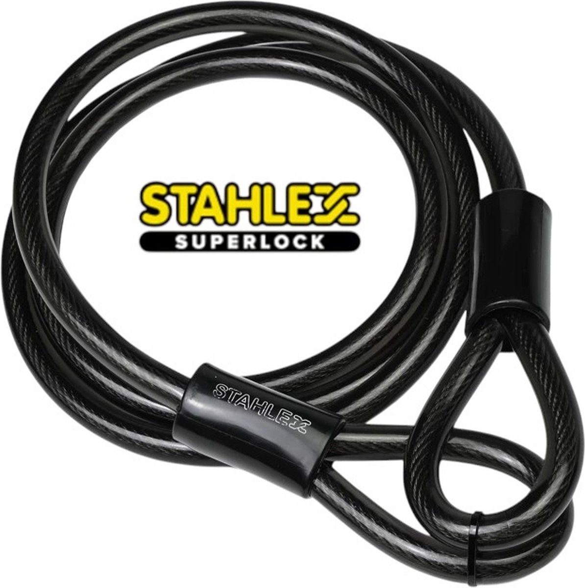 Staalkabel stahlex - lussen - staaldraad - Geplastificeerd - Diefstalpreventie - staalkabel met lussen