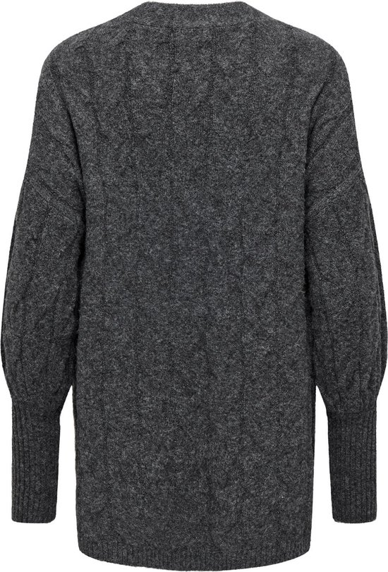 JDY - Jdyrosemary Life L/S On Cardigan Knt - 5053606 Light Grey Melange