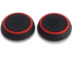 Scoby - Thumb Grips - Gripjes voor Controller - Pro Gaming Set - Gaming Gear - 1 Paar - Rood/Zwart