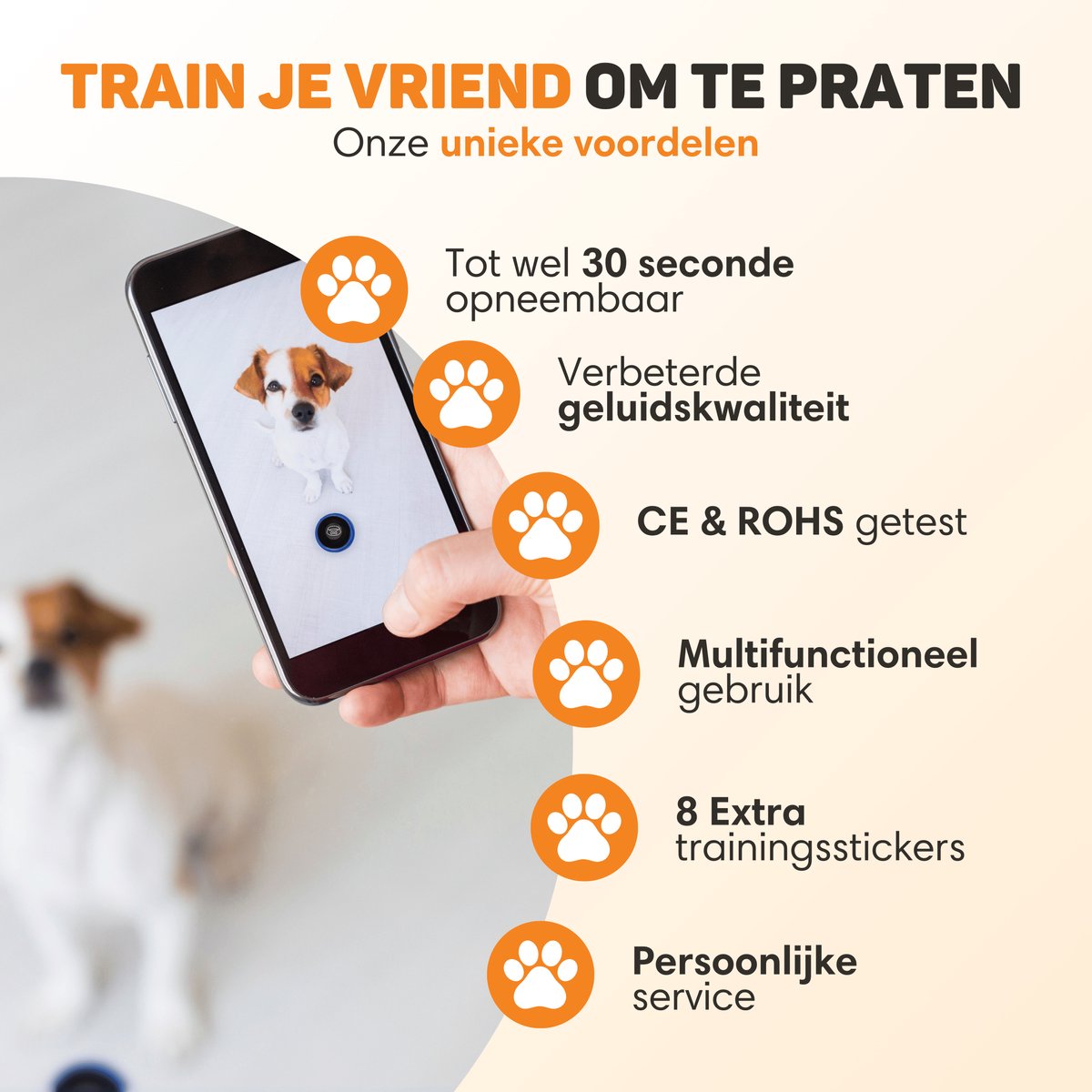 LG Vulpes Goods Pets - PRO Praatknop voor Honden thumbnail 5