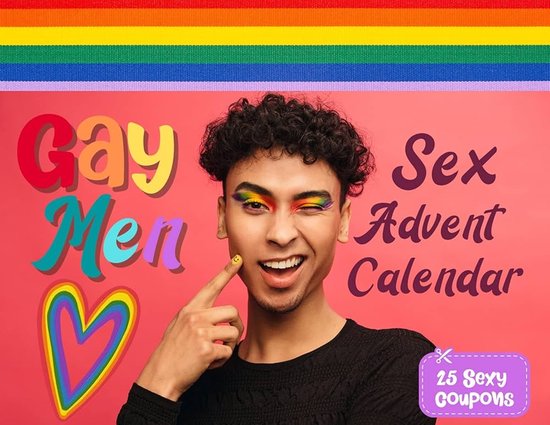 Gay men sex advent calendar book - cover