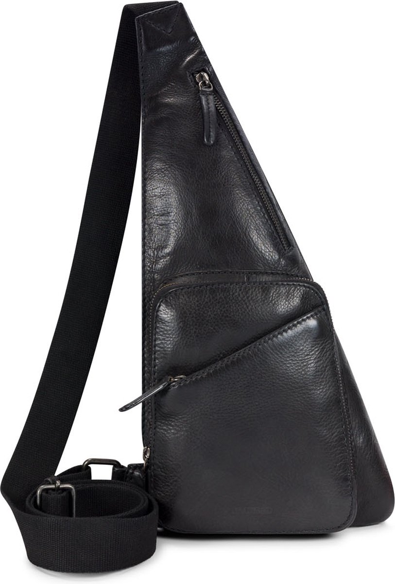 Bag2Bag - Cayo - Crossbody - Rugzak - Leer - Black