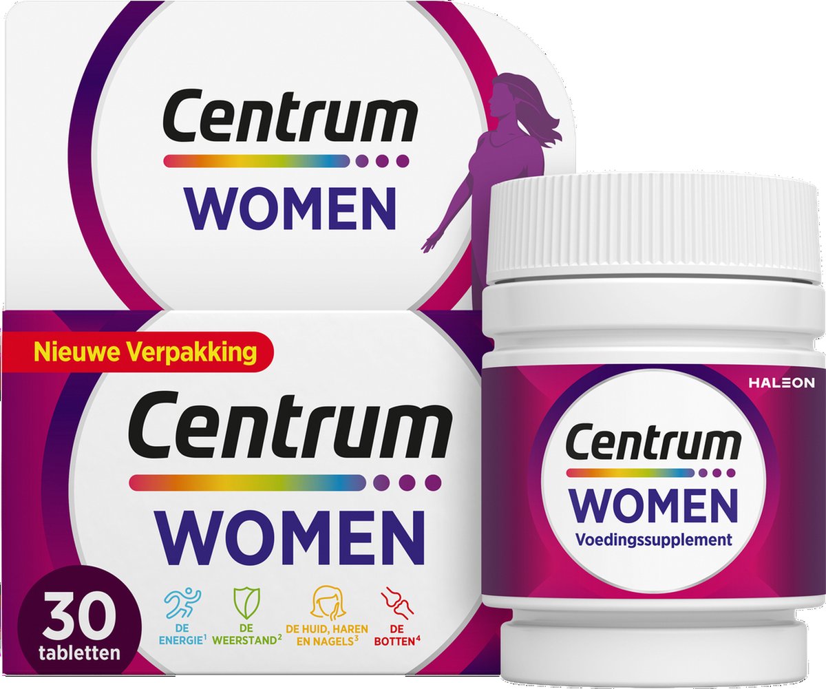 Goedkoopste Centrum - Women - Multivitaminen - Tabletten - 30 stuks