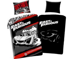 Housse de couette The Fast and the Furious Race - Glow in the Dark - 140 x 200 + 70 x 90 cm - Katoen