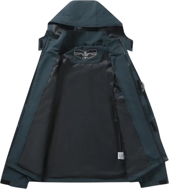 Bovista Windcoat For Men - Parka - Printemps & Automne - Veste - Adulte - Coupe-vent - Coupe-vent - Plein air - Extérieur - Gris foncé - Taille XXL