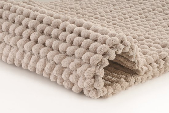 Kleine Wolke - Badmat - Céline - Bast (beige) - 60x100 cm