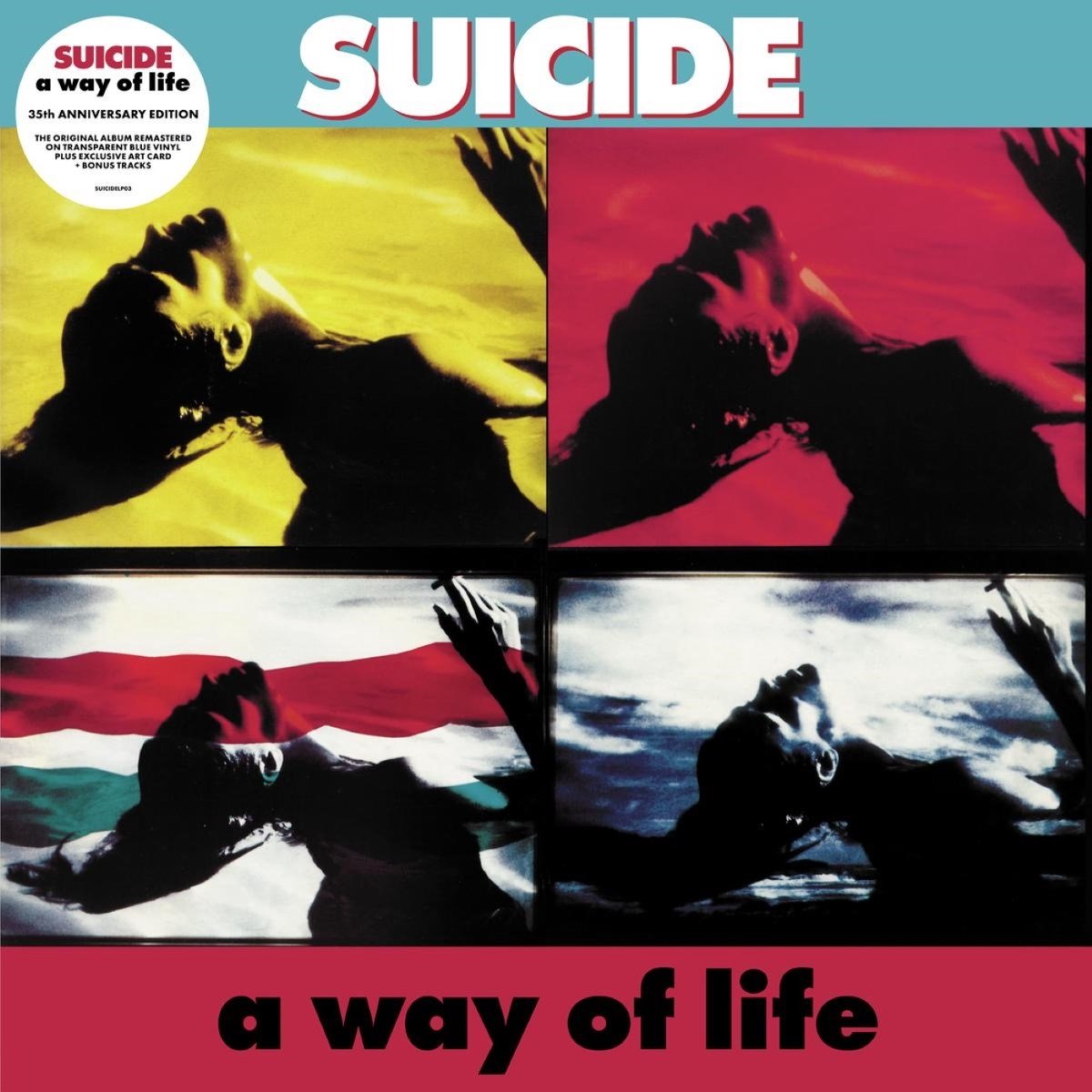 Suicide - A Way Of Life (LP) (Remastered) (Coloured Vinyl) (35th Anniversary Edition)