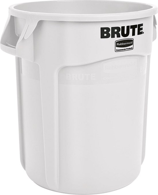 Rubbermaid Brute Container - Rond - 37,9 l - Wit