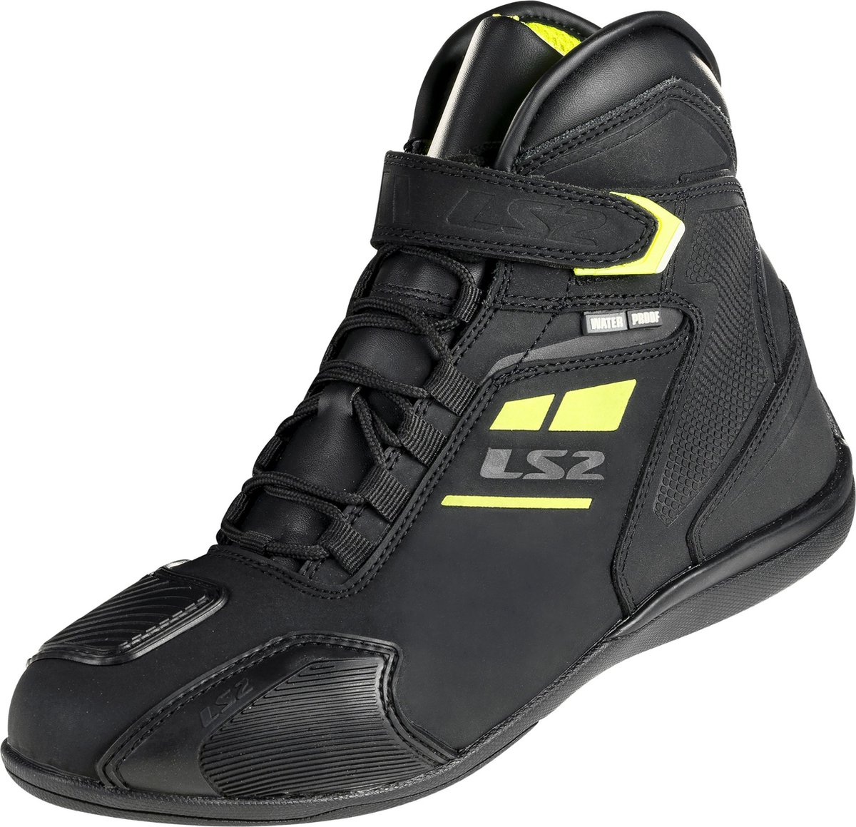 LS2 Motorschoenen Garra zwart / fluor geel maat 43