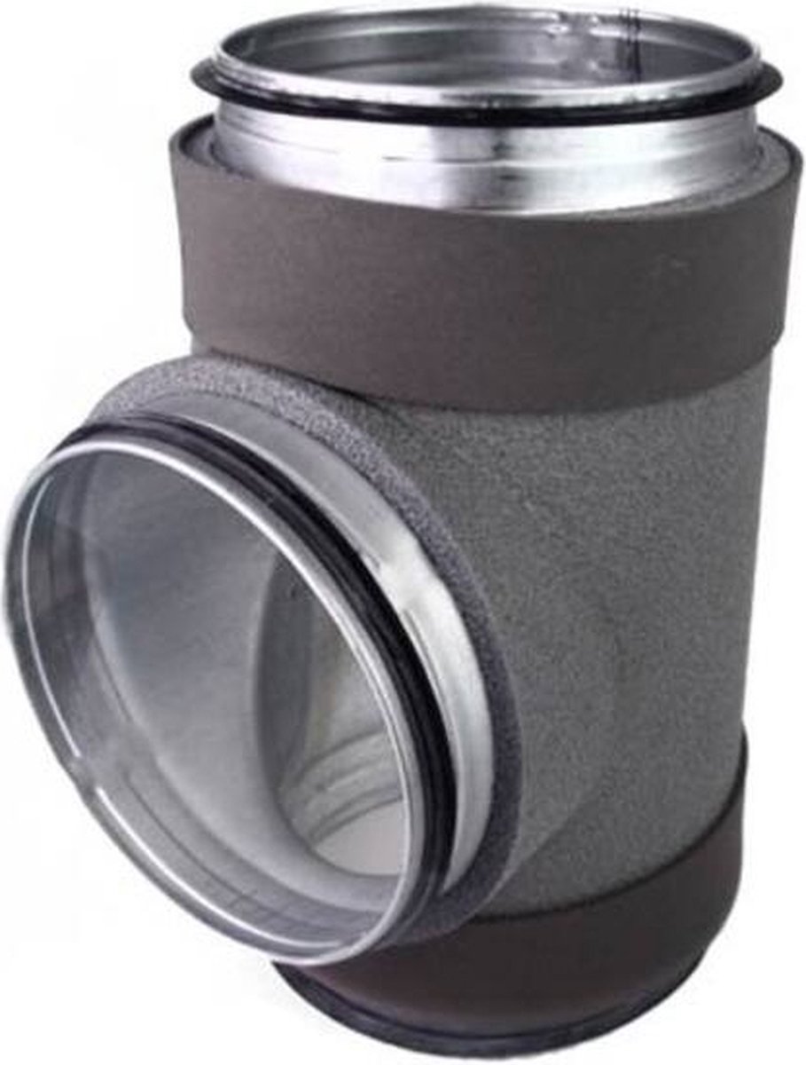 Econox Thermoduct geïsoleerd Econox T-stuk diameter 250 mm - 200 mm (90 graden)