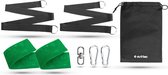 Bol.com Outtec® Ophang Koord voor Hangmat Hangstoel Schommel - tot 150 kg - Schommelbevestiging - Hangmatbevestiging - Karabijnh... aanbieding
