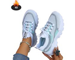 Nivard Schoenen Dames - Sneakers - Comfortabel - Sportief - Casual - Volwassen - Mint - Maat 40