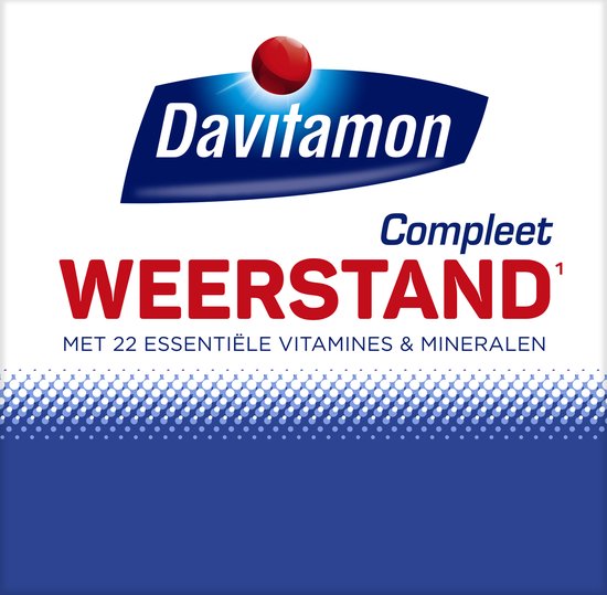 Davitamon Compleet Weerstand met 22 essentiële vitamines & mineralen. Met C en D3. Voordeelverpakking 400 dragees.