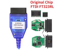 medj-K+DCAN blauw USB OBD2 Interface geschikt voor BMW kdcan kabel switch INPA bmw programmeren ISTA coderen FTDI FT232RQ