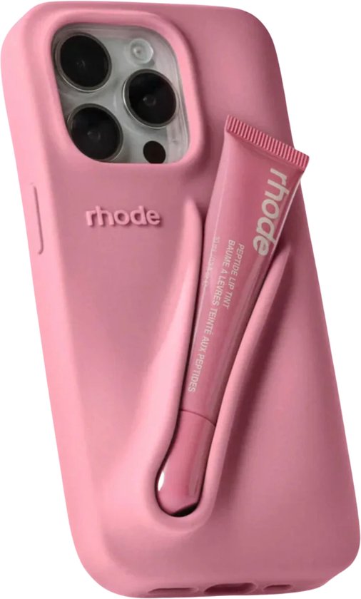 Rhode iPhone 16 Pro Max phone case - Ribbon - Siliconen bubbelhoes