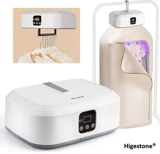 Mini sécheuse | Petit sèche-linge | Klein et compact | Vêtements simple et rapide | Avec minuterie et télécommande | Dans 20 minutes. Vêtements Vêtements | Higestone