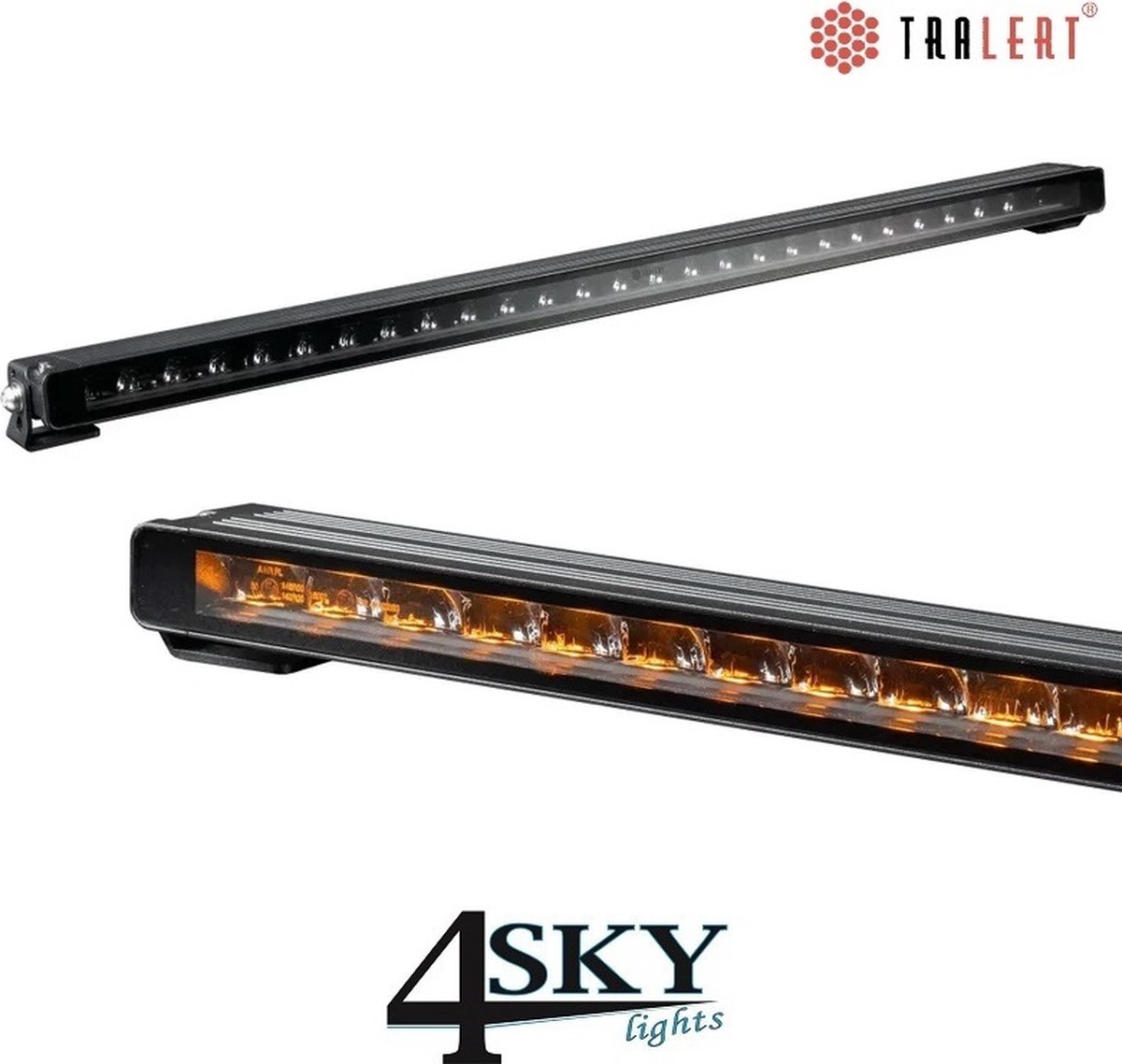 Led Light Bar Vulcan 780 led bar duo-color glow dagrijverlichting drukwaterdicht IP69K ECE gecertificeerd voor gebruik op de openbare weg.