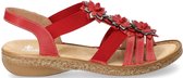 Rode Sandalen Rieker