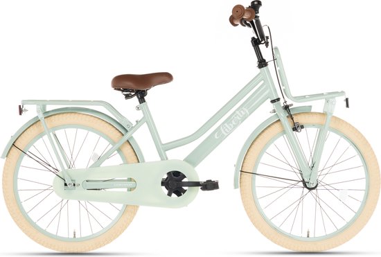 Sun Baby Tracker Bike Kinderfiets voor jongens 16 inch Blauw neon leeftijd 4 tot 6 jaar met zijwieltjes duwstang handrem
