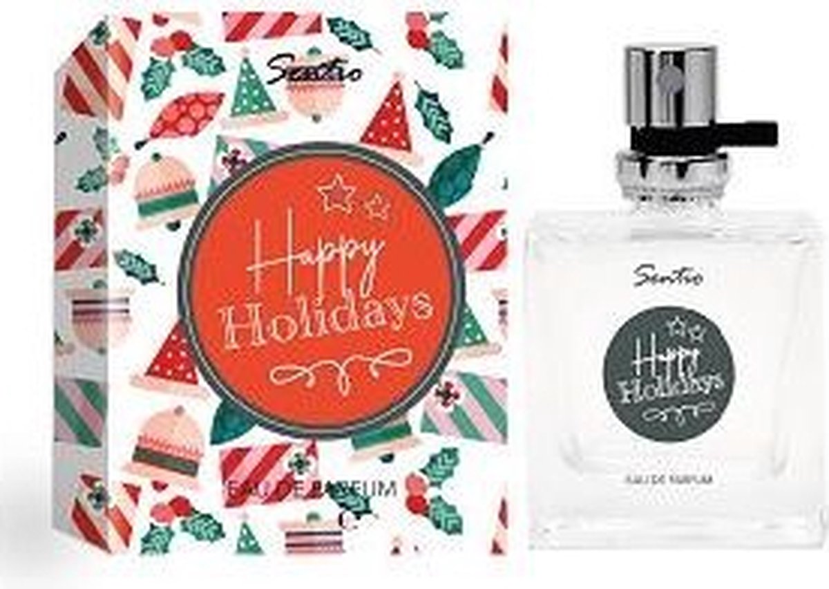 Goedkoopste SENTIO Happy Holidays Eau de Parfum 15 ml - Miniparfum - Kerst Parfum - Bloemig - Fruitig - Vanillenoot - Jasmijn - Koffie
