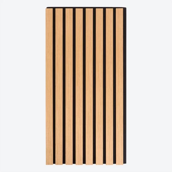 Panneau mural en bois - 4 pièces de 60 x 30 cm - MDF - Feutre