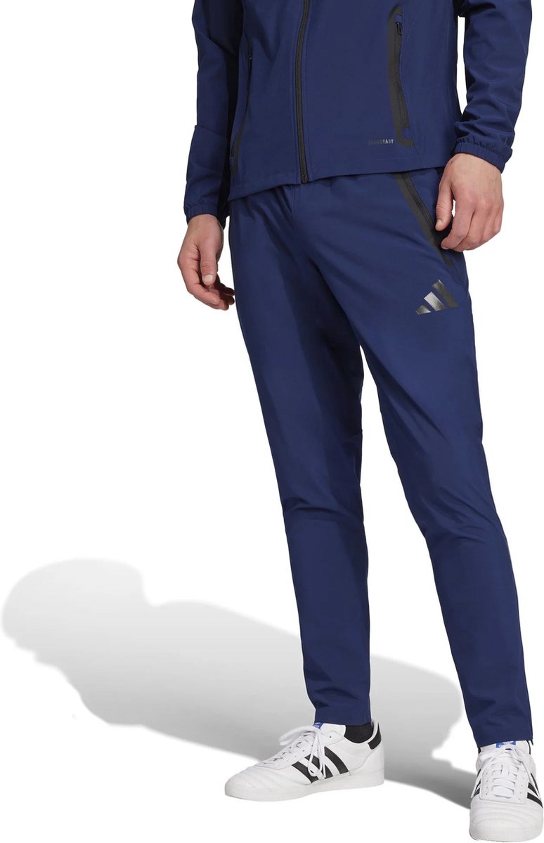 ADIDAS - tiro25c vt pantalon - Voetbal trainingsbroek heren - Blauw