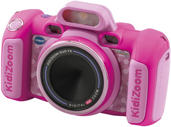 VTech KidiZoom Duo FX Kindercamera - Interactief Speelgoed - Foto's en Video's Maken - Speelgoed vanaf 4 Jaar - Roze