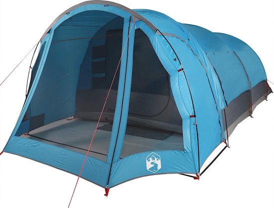 vidaXL Tunneltent - 8-persoons - Waterdicht - Blauw Familietent - Tunneltent - Campingtent - Kampertent - Buitentent van Vidaxl — afbeelding 4