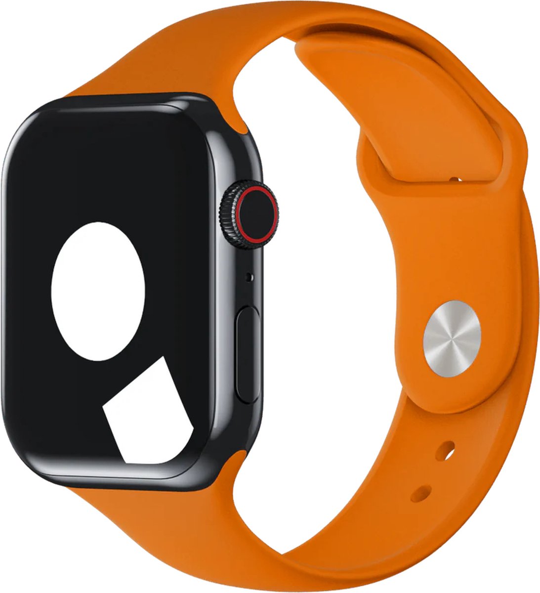 iStrap sportbandje voor Apple Watch - Oranje - M/L - kastgrootte 42 - 44 - 49mm