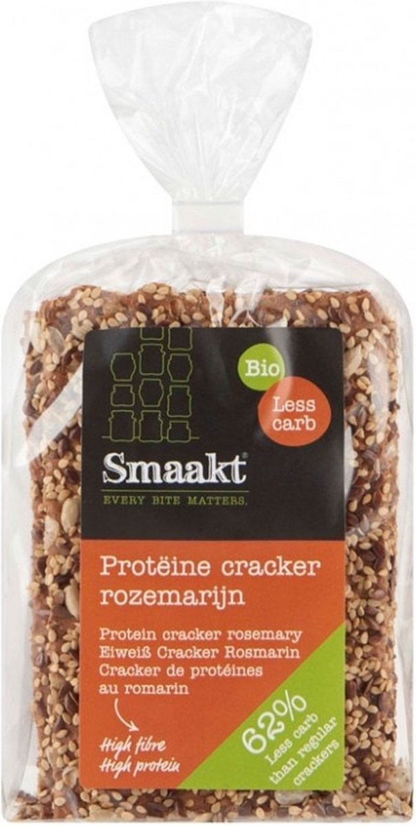 Goedkoopste Smaakt Less Carb Crackers Rozemarijn 200GR
