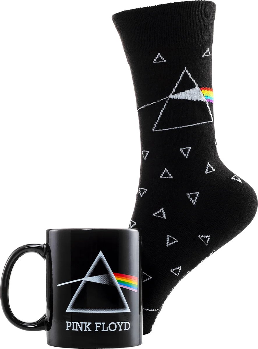 Pink Floyd Giftset - Mok & Sokken Set Unisex Kop - Neutraal - Standard