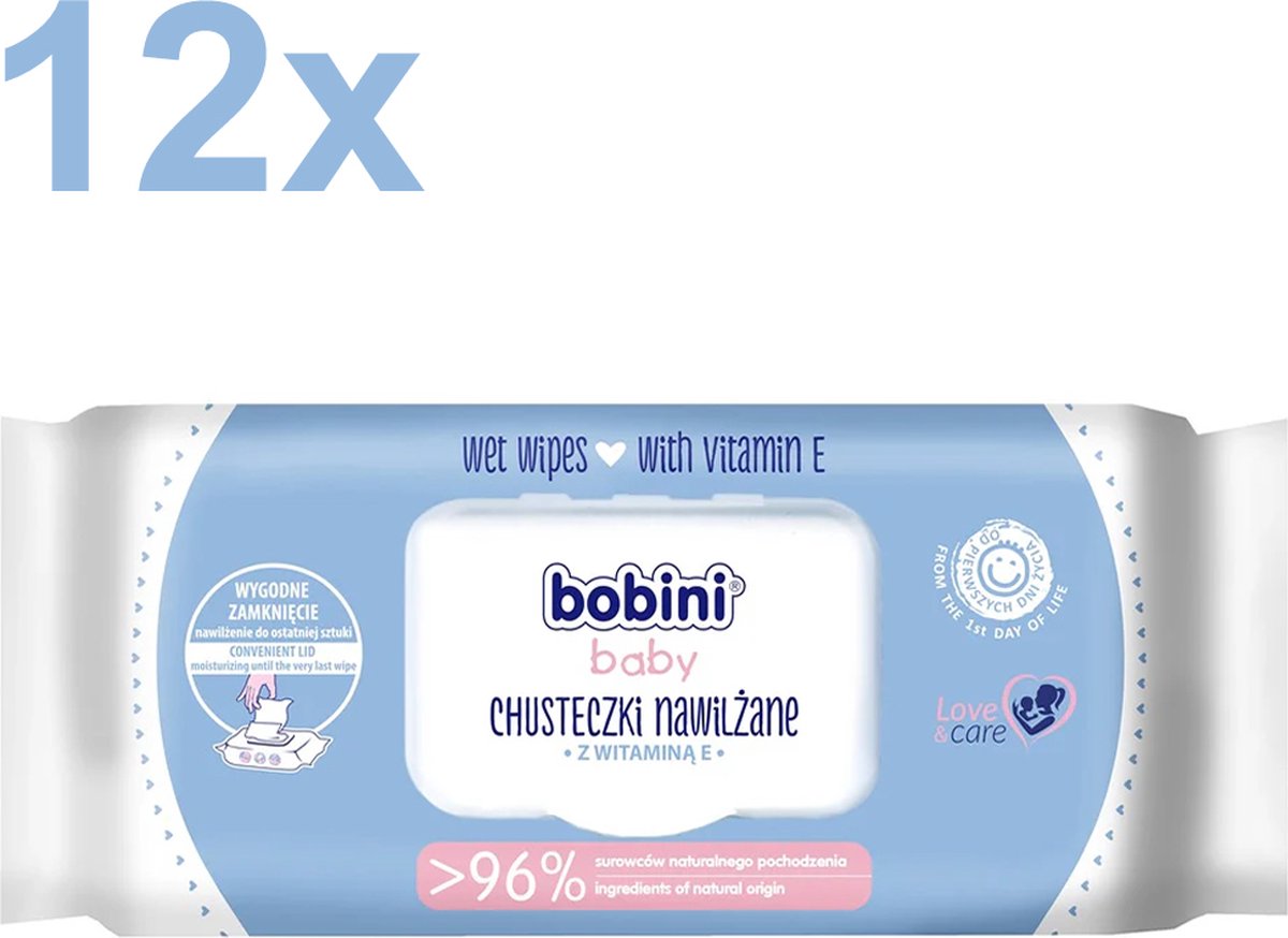 Goedkoopste Bobini Baby - Met Vitamine E - Billendoekjes - 720 Stuks - Voordeelverpakking