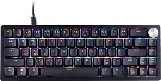 XPG SORCERER MINI toetsenbord Gamen USB QWERTY Amerikaans Engels Zwart