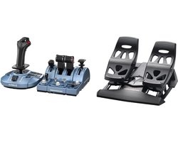 Thrustmaster TCA Captain Pack Airbus (Joystick + throttle) + TFRP Rudder Pedals - PC
