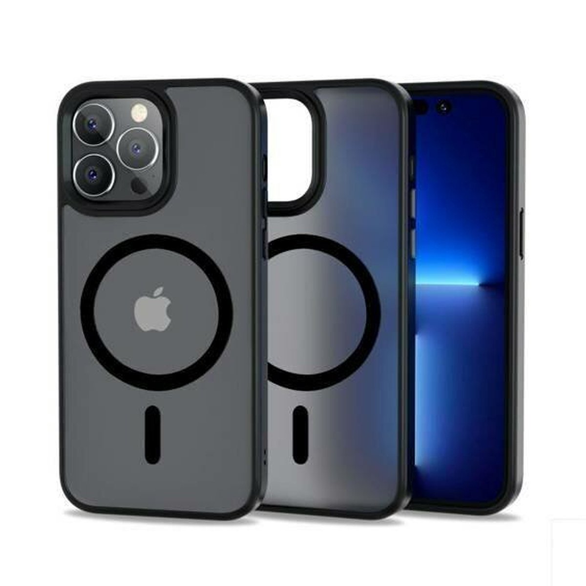 For Iphone 14 Magnetic Magsafe Phone Case | Black Color