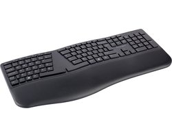 Kensington Pro Fit® Ergonomische Draadloos Toetsenbord - Inclusief Batterijen - Qwerty US Layout - Zwart
