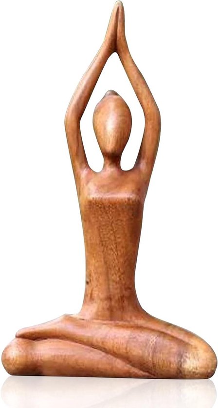 Amoy-Art Modern Statue Figure Yoga Pose Abstract Decor