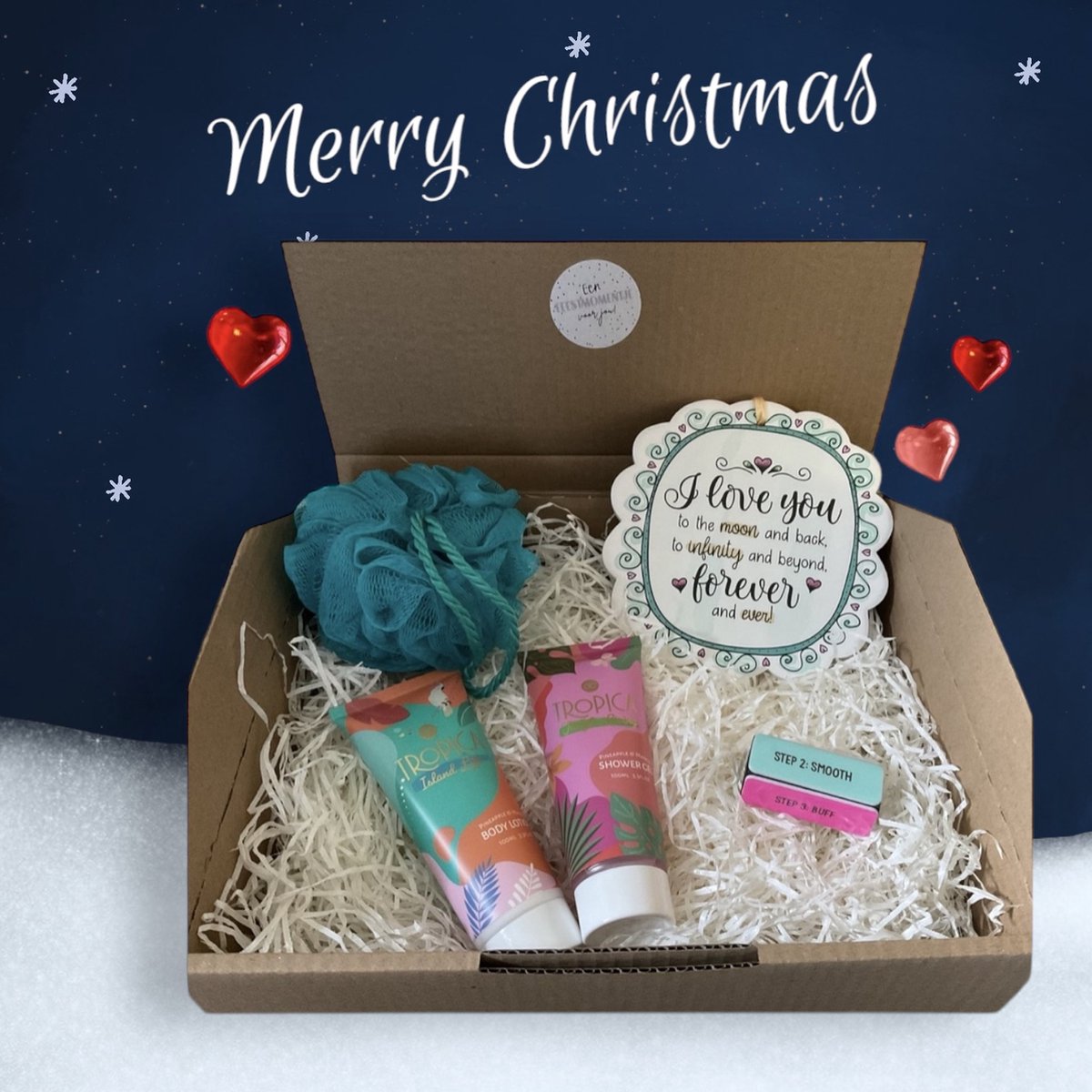 Goedkoopste I Love You Forever - cadeau box vrouw - Valentijn - Moederdag geschenkset vrouw - Kerstgeschenkset - Kerstpakket - Kerstcadeau voor vrouw