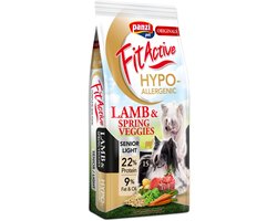 Fit Active Hypoallergenic Senior – Hypoallergene hondenbrokken met lam – Hondenvoer zonder kip voor oudere honden of honden met overgewicht – 15kg
