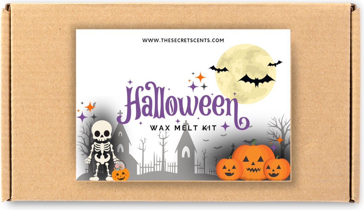 Goedkoopste The Secret Scents - Halloween Wax melt box | Cadeau | Geuren voor in huis | Handgemaakt
